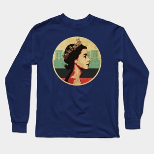 Young Queen Elizabeth Long Sleeve T-Shirt